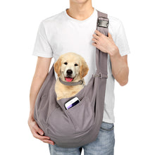 Load image into Gallery viewer, Adjustable Pet Sling Carrier Shoulder Bag Pouch 20~25lb Dog Cat Travel Messenger
