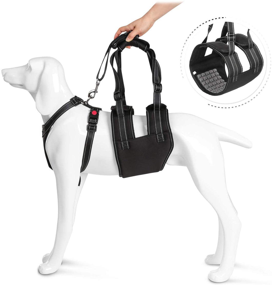 Size L Support Harness Set Adjustable Chest Sling Strap for Elderly Disable Dog