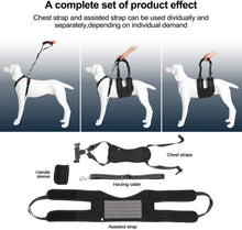 Load image into Gallery viewer, Size L Support Harness Set Adjustable Chest Sling Strap for Elderly Disable Dog
