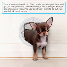 Load image into Gallery viewer, Lightweight Flap Pet Door Cats Small Dogs Anti-Insects Quiet Magnet Locking Gate
