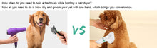 Load image into Gallery viewer, Ownpets 2 in 1 Pet Hair Dryer Portable with Slicker Brush Adjustable Temperature &amp; Fast-Drying Towel for Dogs Cats
