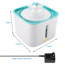 Load image into Gallery viewer, 2.5L Super Quiet Cat Water Fountain Bowl Pet Drinking Dispenser
