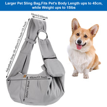 Load image into Gallery viewer, OWNPETS Pet Sling Carrier, Hands Free Reversible Pet Papoose Bag, Fit 8~15lb Cats&amp;Dogs, Comfortable, Adjustable, Perfect for Daily Walk, Outdoor Activity and Weekend Adventure
