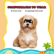 Load image into Gallery viewer, Ownpets Pet Dog Glasses UV Snow Wind Dust Protection Goggles with Adjustable Strap Safety Black, Sunglasses for Small and Medium Dog
