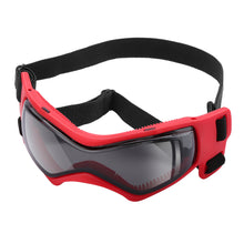 Load image into Gallery viewer, Ownpets Googles for Dogs, Pet UV Snow Wind Dust Protection Glasses Adjustable Strap Safety Red, Sunglasses for Small and Medium Dog
