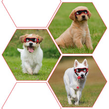 Load image into Gallery viewer, Ownpets Googles for Dogs, Pet UV Snow Wind Dust Protection Glasses Adjustable Strap Safety Red, Sunglasses for Small and Medium Dog
