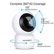 Load image into Gallery viewer, 1080P HD Wireless Smart Spy Camera WiFi Security IR Night Vision Baby Monitor
