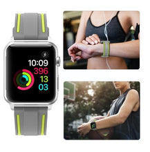 Load image into Gallery viewer, Replacement Silicone Sports Bracelet Strap Buckle Clasp For Apple Watch Band 2/1
