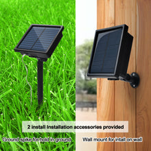 Load image into Gallery viewer, 300LED Solar Waterproof Curtains Light 2400mah High Capacity Battery Lights Warm White
