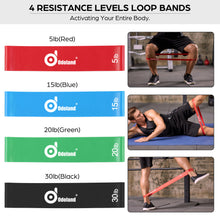 Load image into Gallery viewer, ODOLAND 16PCS Resistance Bands Set for Burning Fat &amp; Muscle Strength

