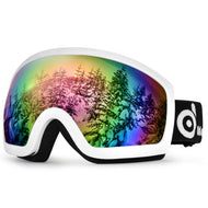 Adult Winter Ski Goggles Double Lens Eyewear Sunglasses