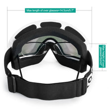 Load image into Gallery viewer, Adult Winter Ski Goggles Double Lens Eyewear Sunglasses
