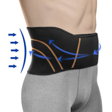 Load image into Gallery viewer, Lower Back Braces Pain Relief Lumbar Support Belt Compression Belt Adjustable
