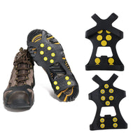 Lightweight Traction Cleats for Walking on Snow & Ice Anti Slip Shoe Grips Ice Grippers S Size