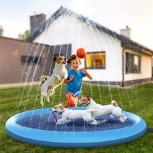 Load image into Gallery viewer, 170cm Splash Play Mat Inflatable Outside Water Toy Sprinkler Pad Kid Toddler Dog
