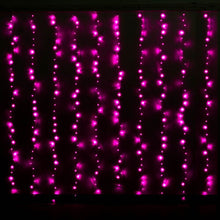 Load image into Gallery viewer, 300LED Pink Fairy Curtain String Lights with Controller Christmas Wedding Party 8 Modes
