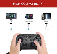 Load image into Gallery viewer, Black Wireless Controller for Nintendo Switch, Bluetooth Pro Controller Compatible with Nintendo Switch Support Gyro Axis Function &amp; Double Vibration
