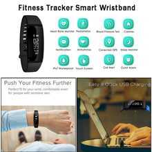 Load image into Gallery viewer, Fitness Tracker Smart Bracelet Wristband Watch Call Reminder Bluetooth Touch Screen
