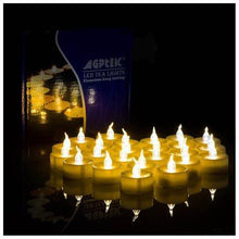 Load image into Gallery viewer, 24 PCS Flameless Smokeless Flickering Flashing LED Tealight Candles Battery Operated for Wedding
