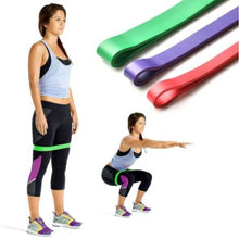 Load image into Gallery viewer, Exercise Resistance Loop Bands Set of 3 Light Medium Heavy Exercise Bands / Assisted Pull Up Bands / Powerlifting Bands
