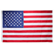 AGPtek American Flag / US USA Flag Embroidered Stars and Sewn Stripes 3 x 5ft / 90 x 150cm Nylon