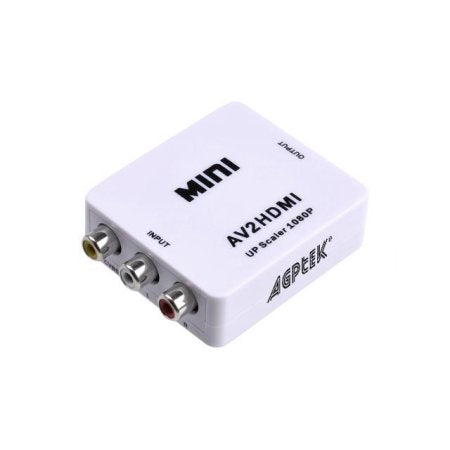 720p 1080p Upscaler Mini Composite AV CVBS 3RCA to HDMI Video Converter Adapter