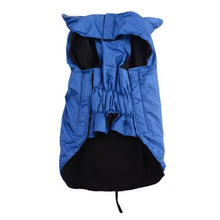 Load image into Gallery viewer, AGPtEK Waterproof Nylon Dog Winter Coat Jacket for Large Dogs - Blue L
