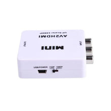 Load image into Gallery viewer, 720p 1080p Upscaler Mini Composite AV CVBS 3RCA to HDMI Video Converter Adapter
