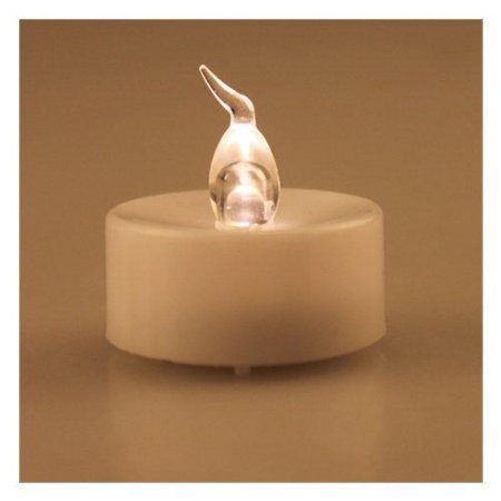 AGPtek Lot 6 Battery LED Warm White Tea Light Candle with Timer