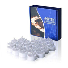 Load image into Gallery viewer, 24 PCS Flameless Smokeless Flickering Flashing LED Tealight Candles Battery Operated for Wedding
