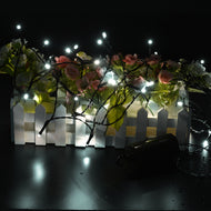 Agptek 32FT Cool White 100 LED Battery Operated String Light