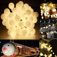 Load image into Gallery viewer, 10m 100LED Globe Warm White Bulbs Frosted Xmas Outdoor Patio String Lights 110V
